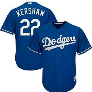 New LA Dodgers Kershaw men's XL blue jersey